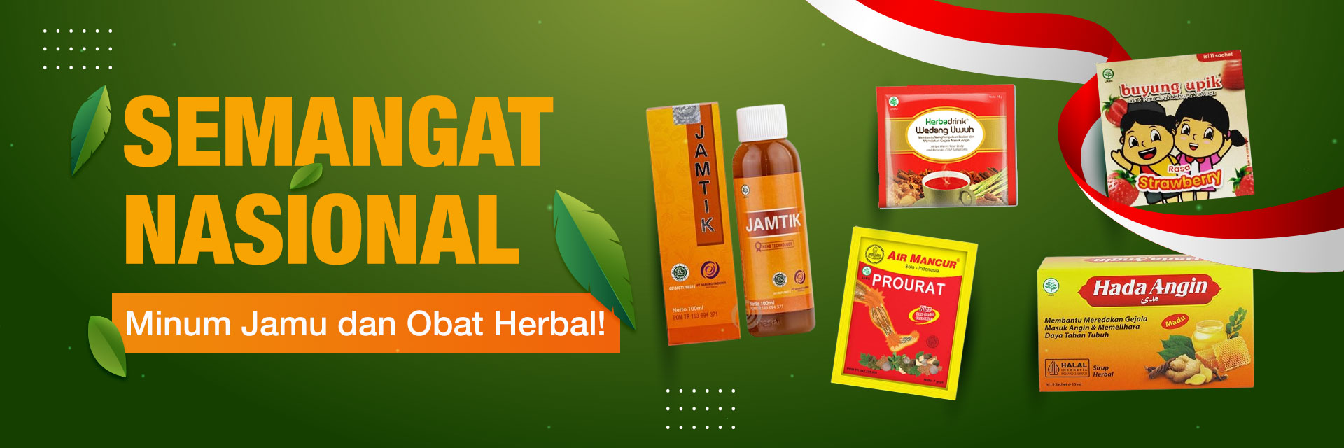 Semangat Nasional, Minum Jamu dan Obat Herbal!