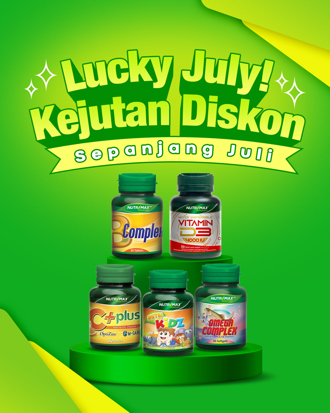 Lucky July! Kejutan Diskon Sepanjang Juli
