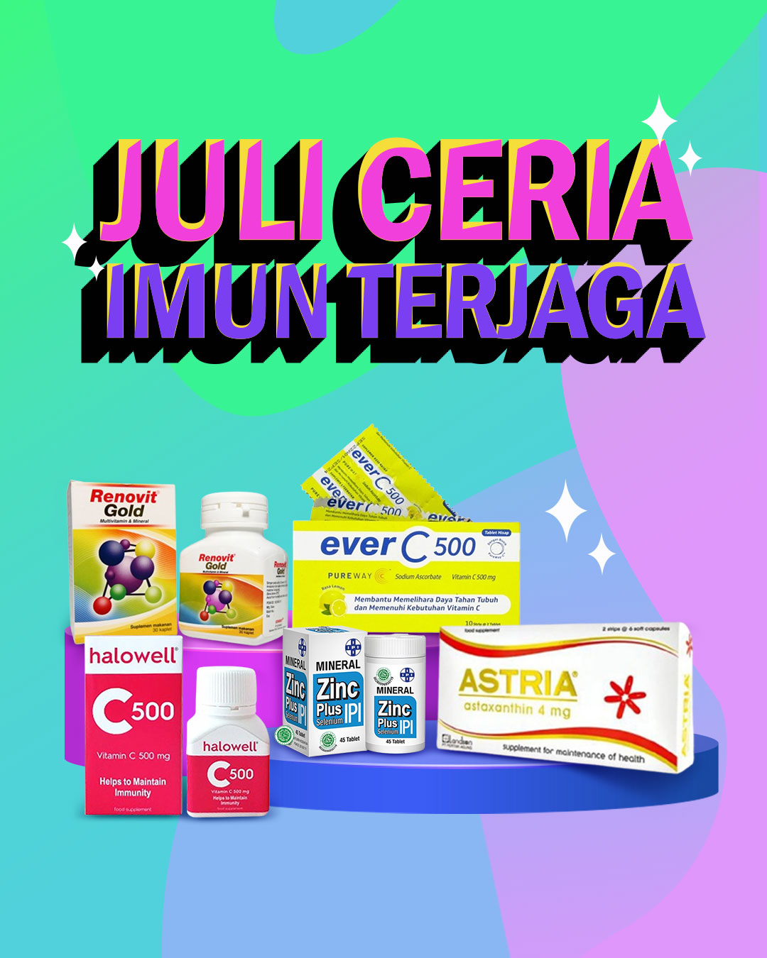Juli Ceria, Imun Terjaga!