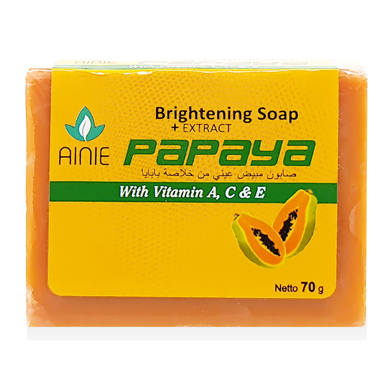Ainie Extract Papaya Soap 70gr | Gogobli