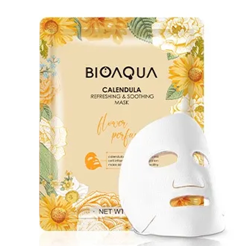 Bioaqua Calendula Refreshing & Soothing Mask 28gr | Gogobli