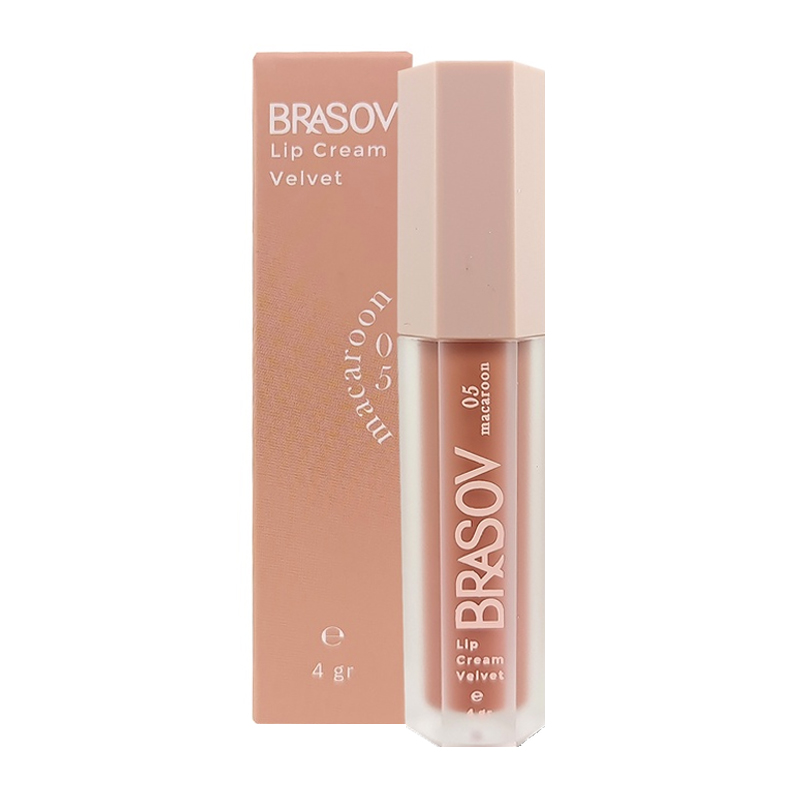 Brasov Lip Cream Velvet 05. Macaroon 4gr | Gogobli
