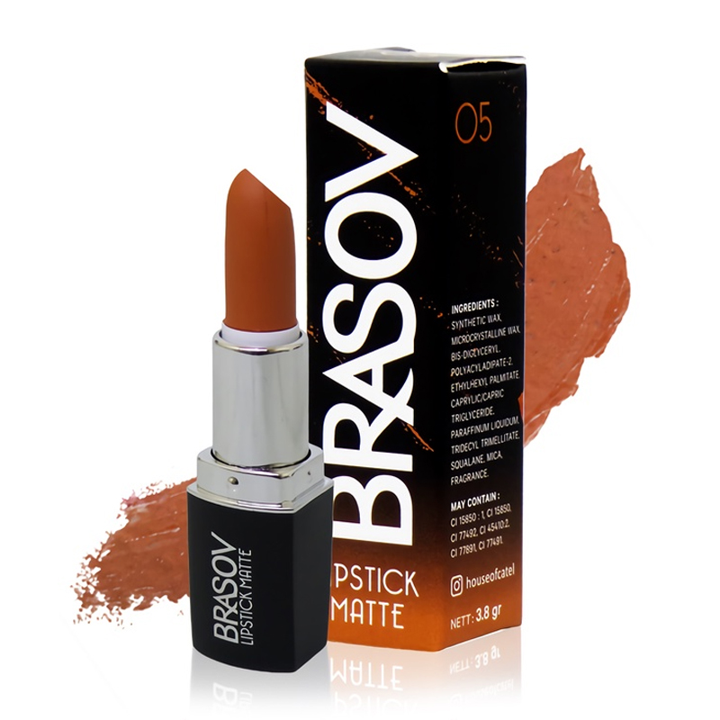 Brasov Lipstick Matte 05 3.8gr | Gogobli