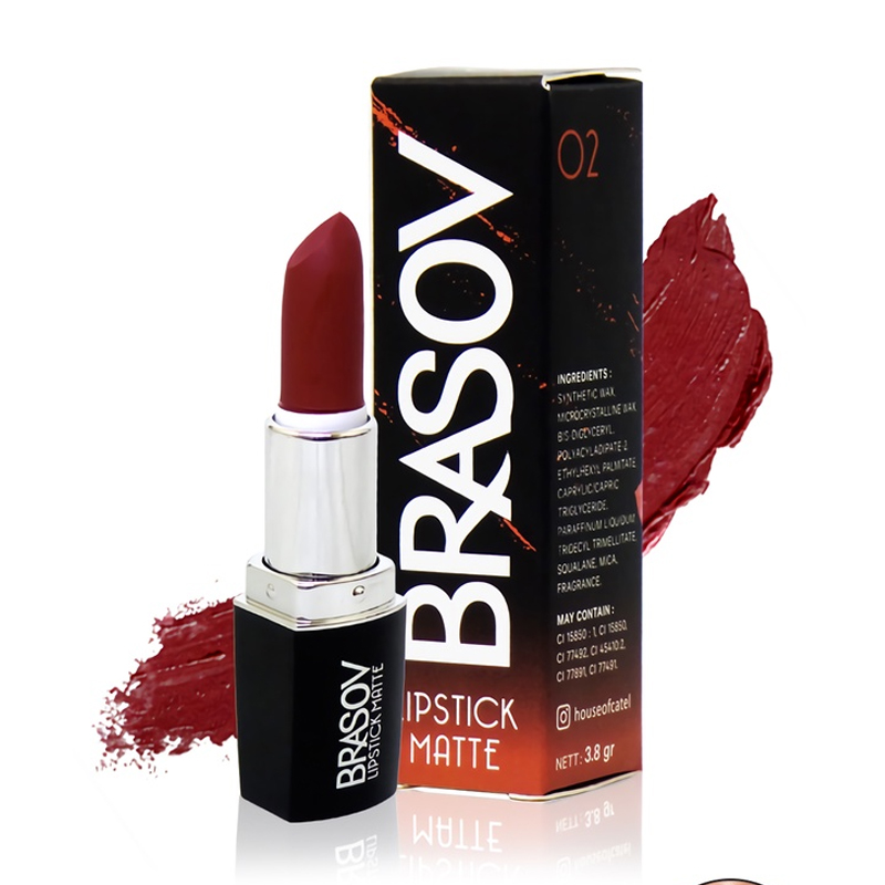Brasov Lipstick Matte 02 3.8gr | Gogobli