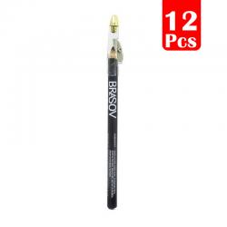 Brasov EyeLiner Pencil Black (12 Pcs)