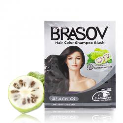 Brasov Hair Color Shampoo 01. Black 25ml