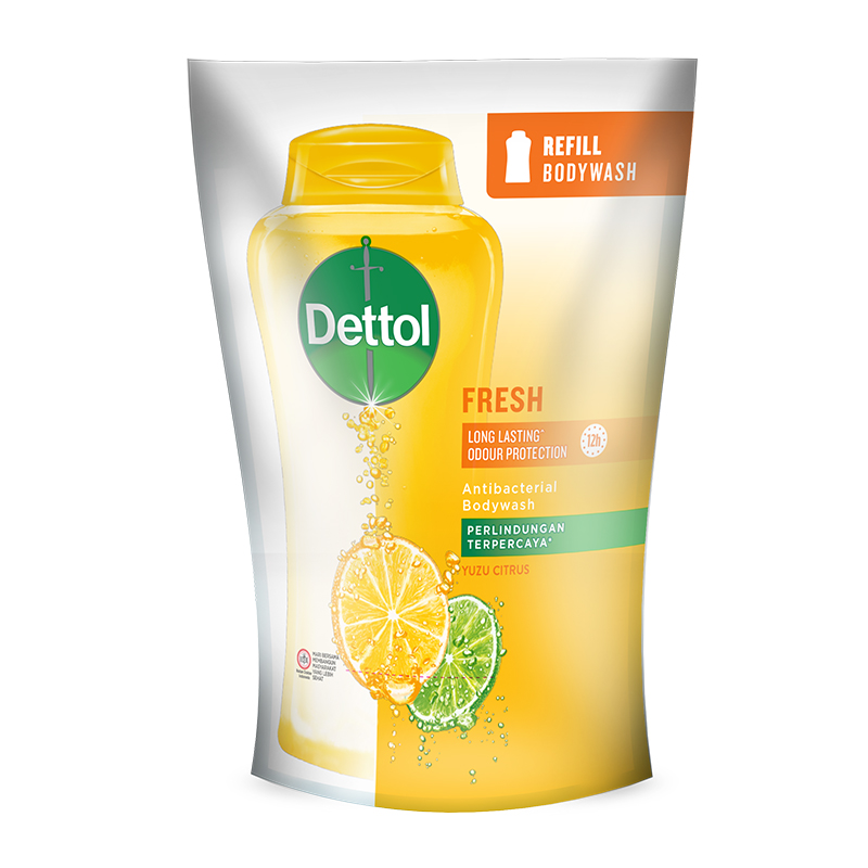 Dettol Pouch Bodywash Fresh 250ml | Gogobli