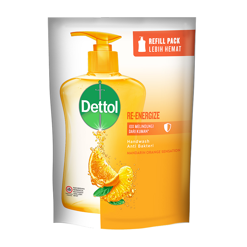 Dettol Handwash Pouch Reenergize 200ml | Gogobli