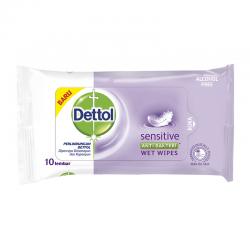 Dettol Wipes Sensitive 10s