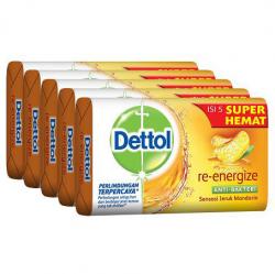 Dettol Re-Energize 100gr (Paket isi 5s)