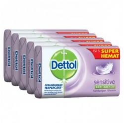Dettol Sensitive 100gr (Paket isi 5s)