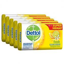 Dettol Fresh 65gr (Paket isi 5s)