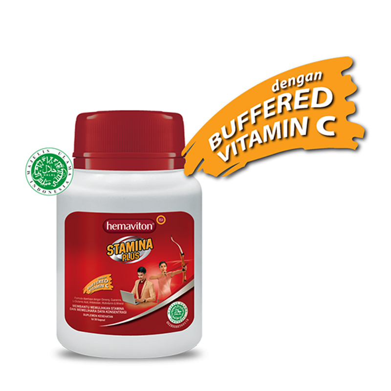 Hemaviton Stamina Plus Botol 30 Kapsul | Gogobli
