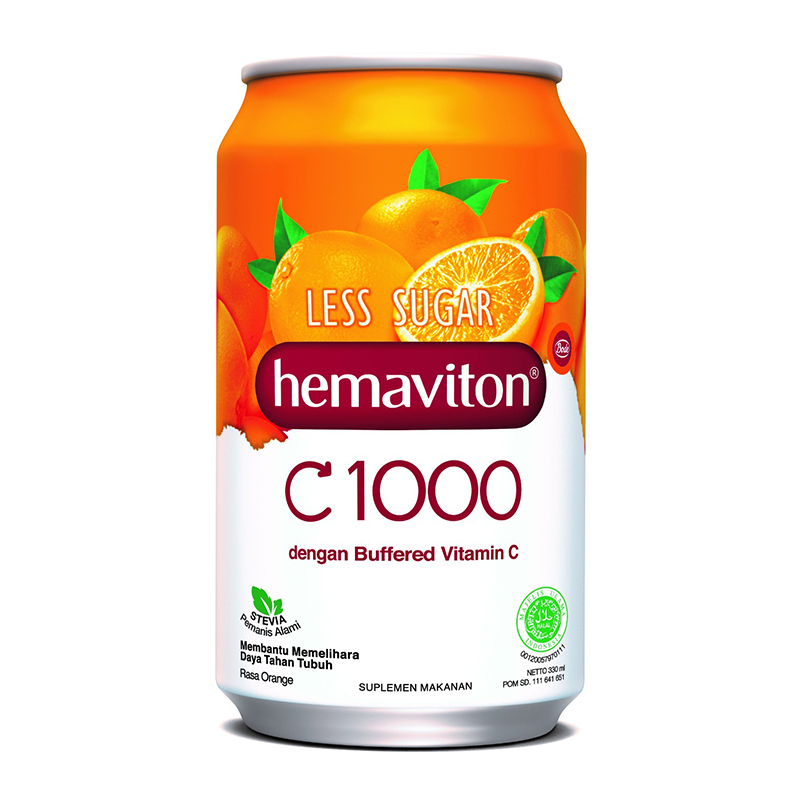 Hemaviton C1000 Less Sugar Orange 330ml | Gogobli