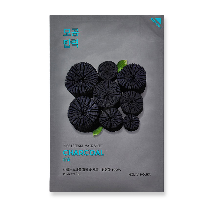 Holika Holika Pure Essence Mask Sheet Charcoal 23ml | Gogobli