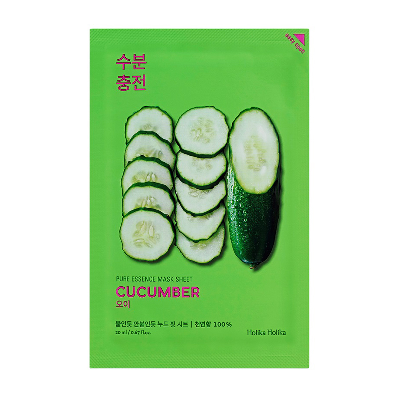 Holika Holika Pure Essence Mask Sheet Cucumber 20ml | Gogobli