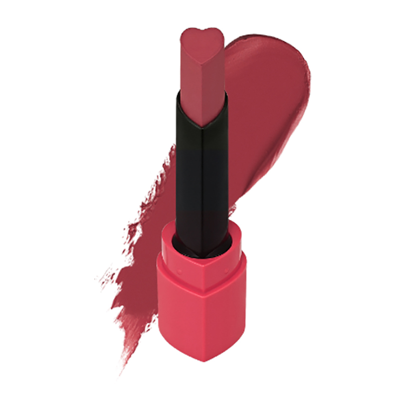 Holika Holika Heartcrush Lipstick Power Matt PK06 Dusty Mauve 1.8gr | Gogobli
