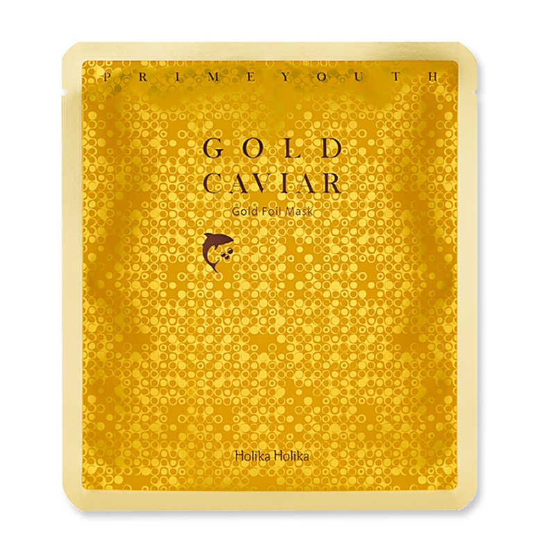 Holika Holika Prime Youth Gold Caviar Gold Foil Mask 25gr | Gogobli