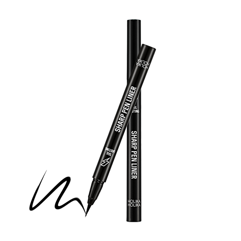 Holika Holika Tail Lasting Sharp Pen Liner 01 Ink Black 0.5gr | Gogobli