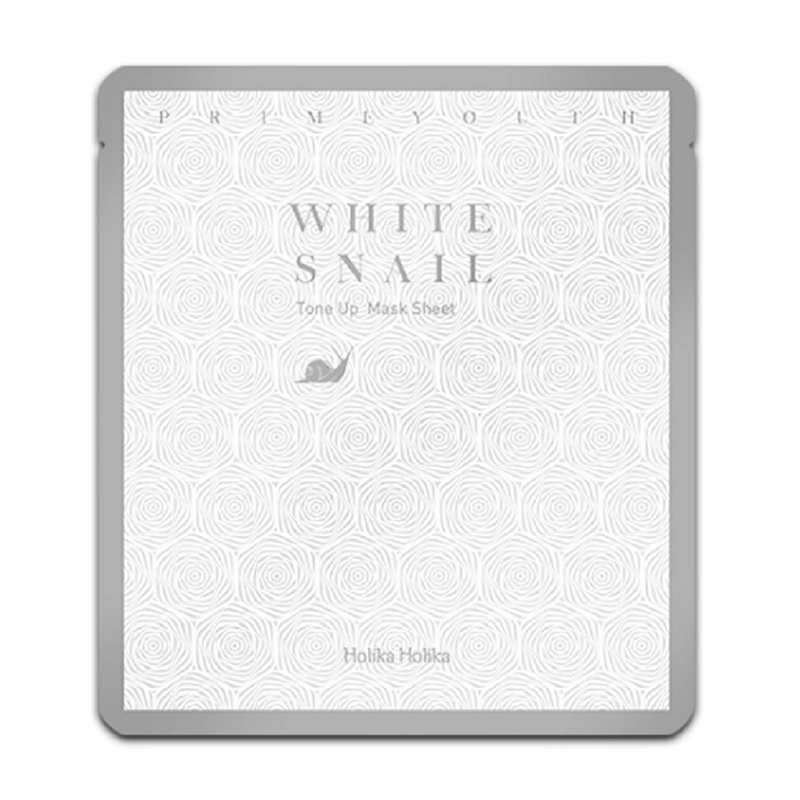 Holika Holika Prime Youth White Snail Tone Up Mask Sheet 25gr | Gogobli