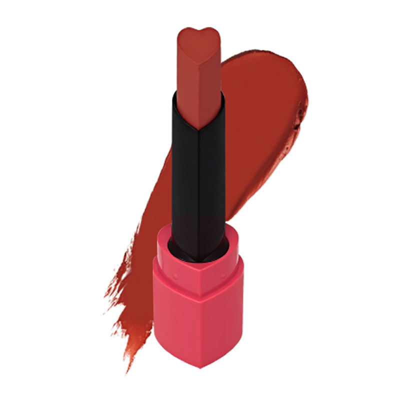 Holika Holika Heartcrush Lipstick Power Matt BE06 Burning 1.8gr | Gogobli