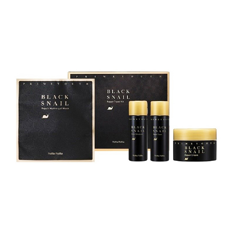 Holika Holika Prime Youth Black Snail Travel Kit | Gogobli
