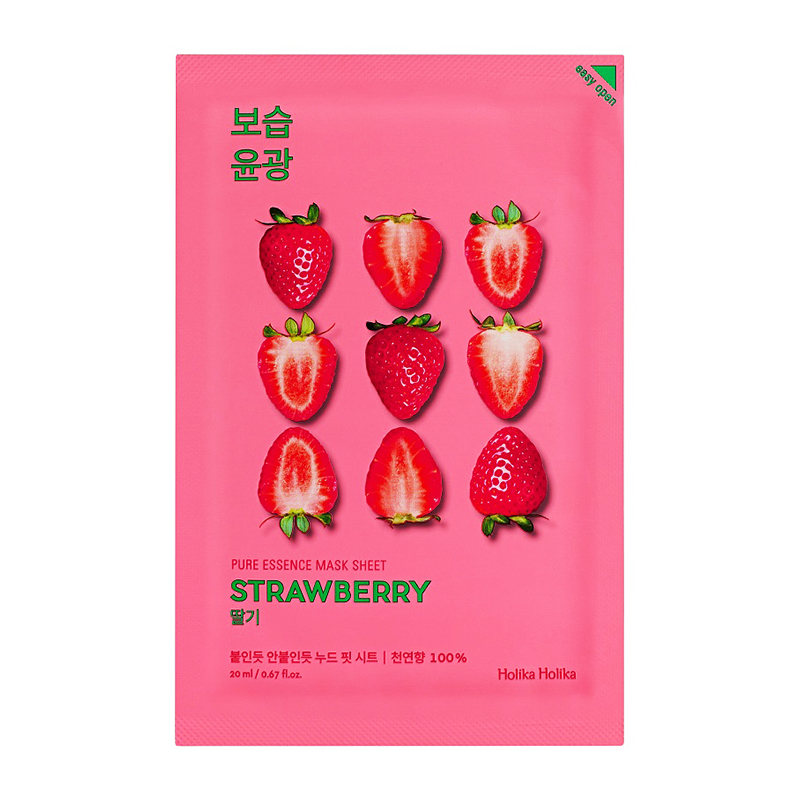 Holika Holika Pure Essence Mask Sheet Strawberry 20ml | Gogobli