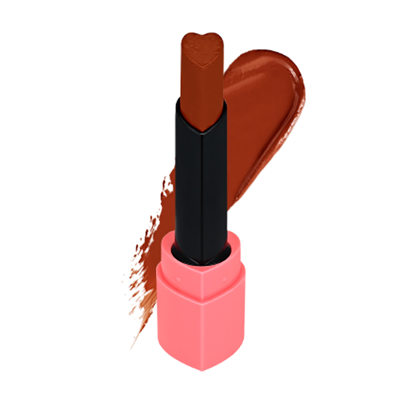 Holika Holika Heartcrush Lipstick Fitting Melting BE04 Retro Brick 1.8gr | Gogobli