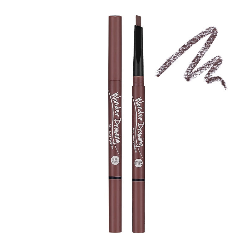Holika Holika Wonder Drawing 24hr Auto Eyebrow 04 Red Brown | Gogobli
