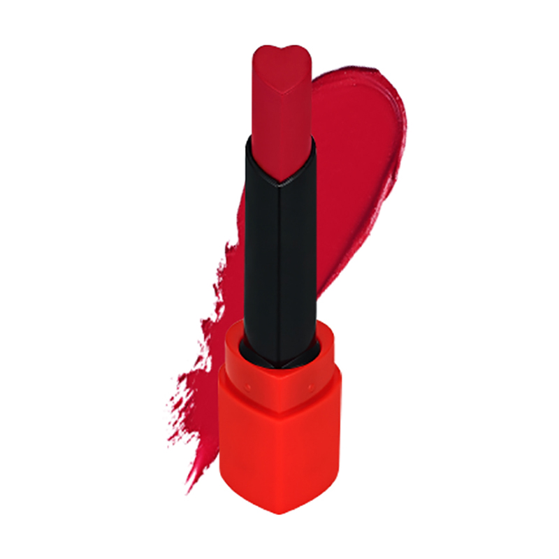 Holika Holika Heartcrush Lipstick Comfort Velvet PK01 New Woman 1.8gr | Gogobli