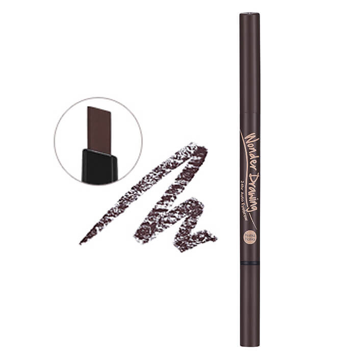 Holika Holika Wonder Drawing 24hr Auto Eyebrow 02 Dark Brown | Gogobli