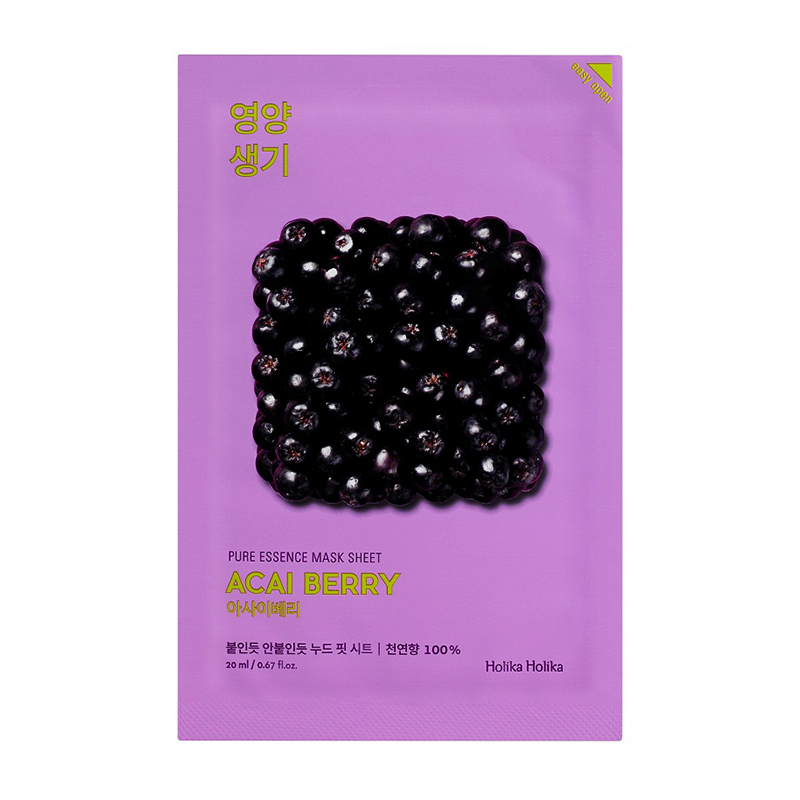 Holika Holika Pure Essence Mask Sheet Acai Berry 20ml | Gogobli