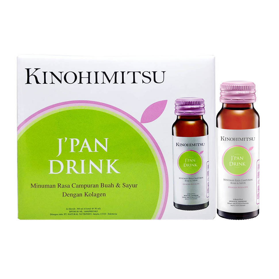 Kinohimitsu J'Pan Beauty Drink Collagen 2500mg - 6 Botol | gogobli