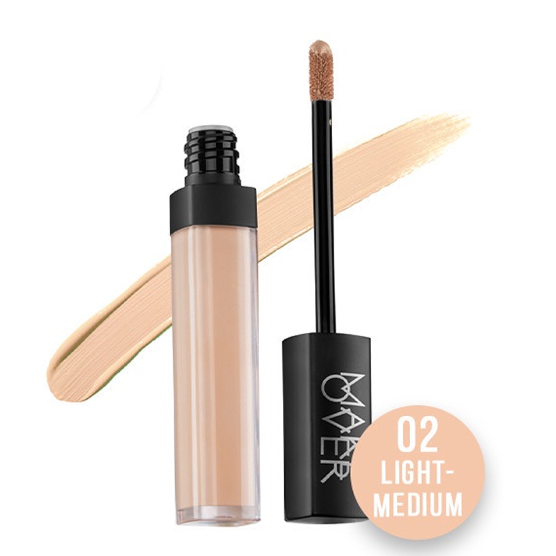 Make Over Powerstay Total Cover Liquid Concealer 02 Light To Medium 65ml | Gogobli