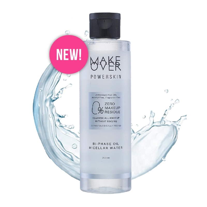 Make Over Powerskin Bi-Phase Oil Micellar Water 200ml | Gogobli