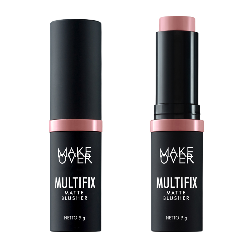 Make Over Multifix Matte Blusher 04 Peach Flash | Gogobli