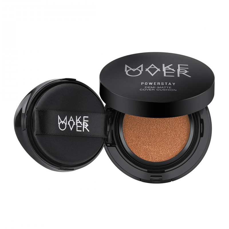 Make Over Powerstay Demi-Matte Cover Cushion W42 Warm Sand 15gr | Gogobli