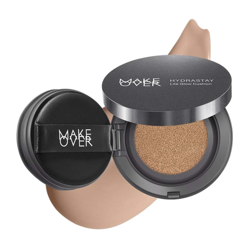 Make Over Hydrastay Lite Glow Cushion W33 Honey Beige 15gr | Gogobli