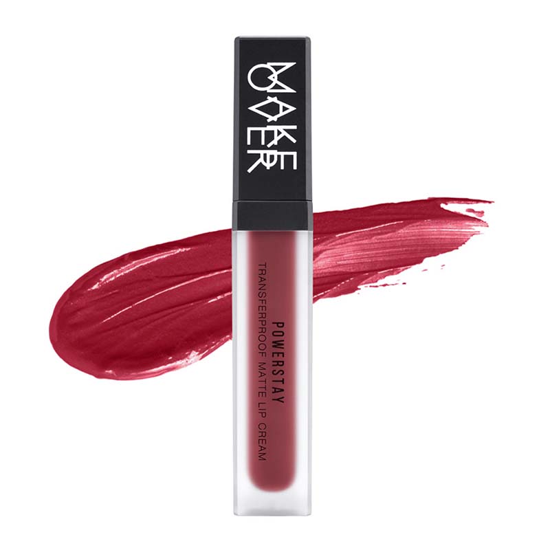 Make Over Powerstay Transferproof Matte Lip Cream B05 Fired Up 7gr | Gogobli