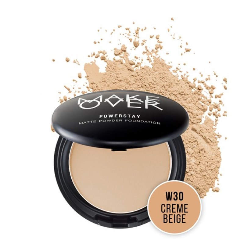 Make Over Powerstay Matte Powder Foundation W30 Creme Beige | Gogobli