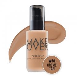 Make Over Powerstay Weightless Liquid Foundation W50 Creme Tan 33ml