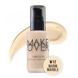 Make Over Powerstay Weightless Liquid Foundation W12 Warm Marble 33ml