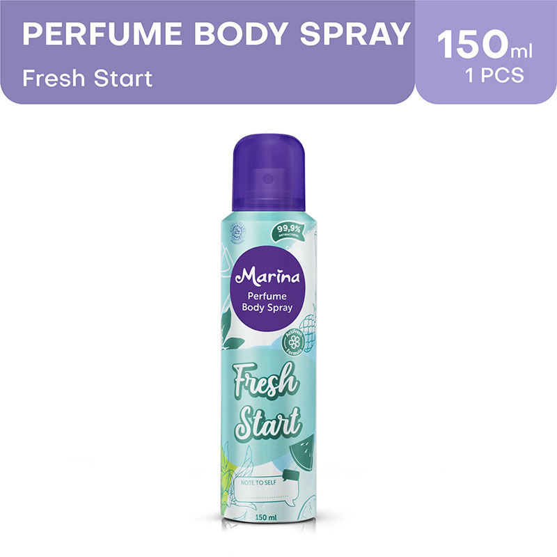 Marina Perfume Body Spray Fresh Start 150ml | Gogobli