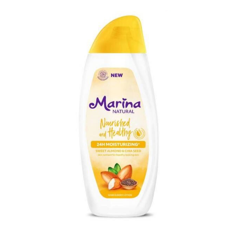 Marina Hand Body Lotion Natural Nourished And Healthy 335ml | Gogobli