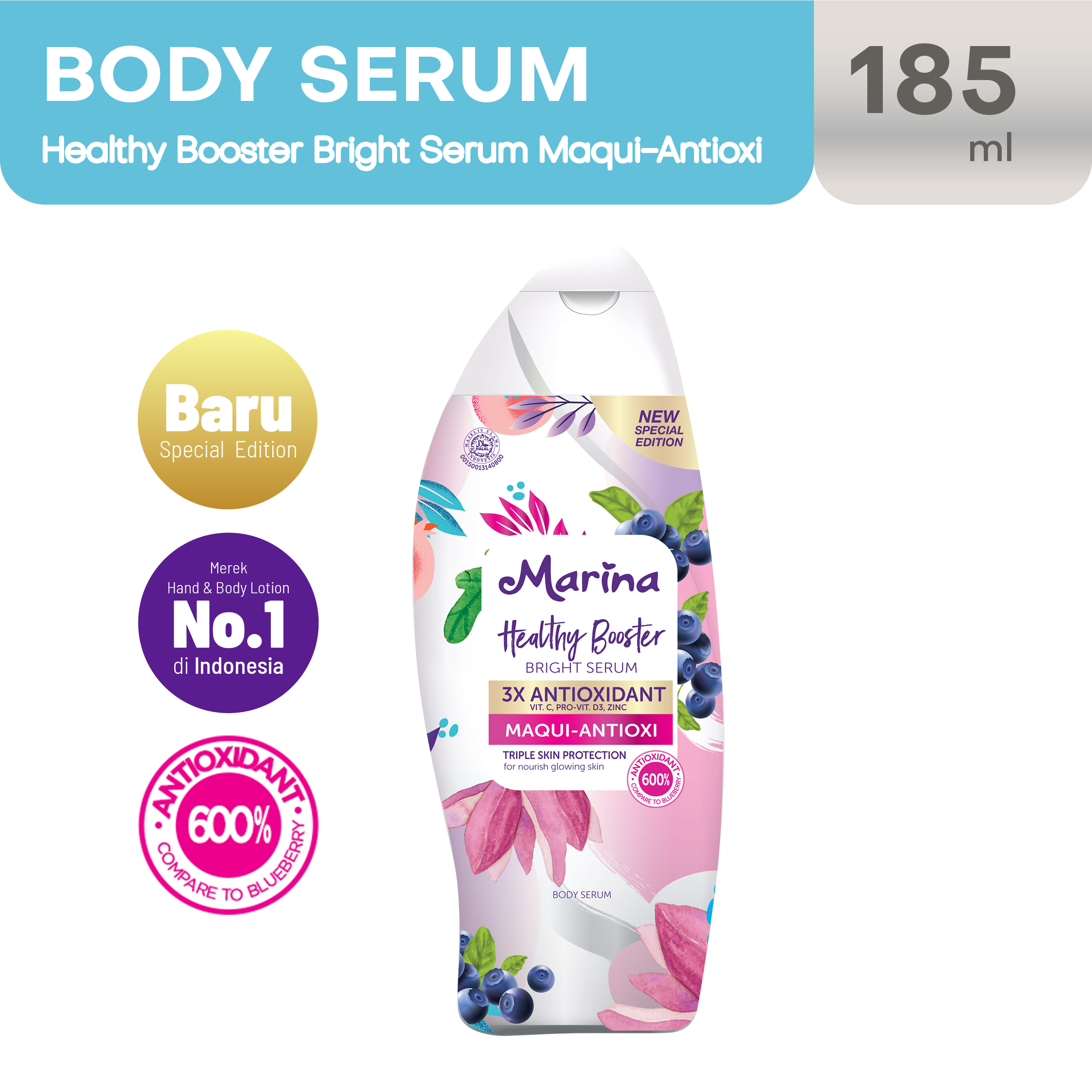 Marina Special Edition Healthy Booster Bright Serum Maqui-Antioxi 185ml | Gogobli