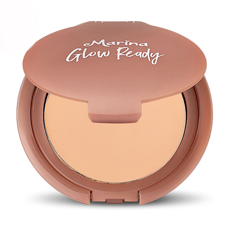 Marina Glow Ready Two Way Cake SPF20 PA++ Light Ivory 10gr | Gogobli