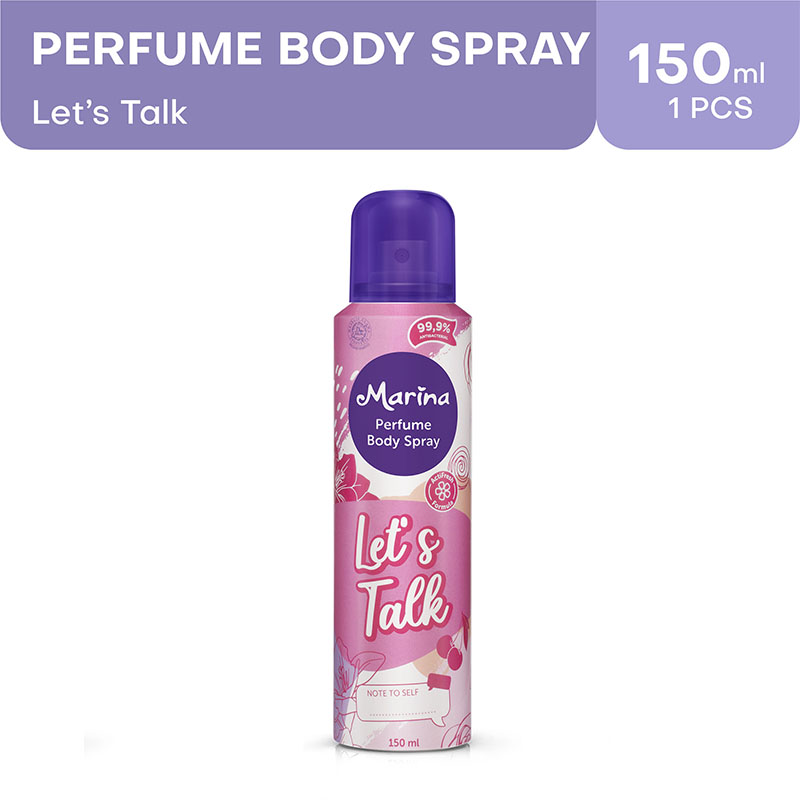 Marina Perfume Body Spray Lets Talk 150ml | Gogobli