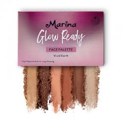 Marina Glow Ready Face Palette Vivid Earth 10.2gr