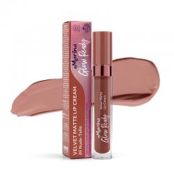 Marina Glow Ready Velvet Matte Lip Cream 09. Nude Tella