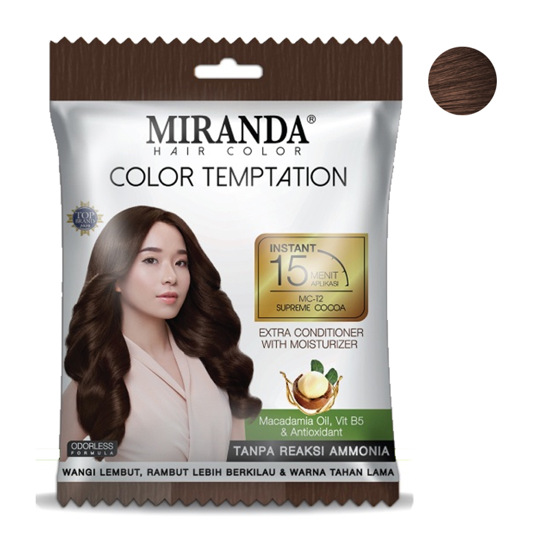 Miranda Hair Color Temptation Supreme Cocoa (MC-T2) 20ml | Gogobli